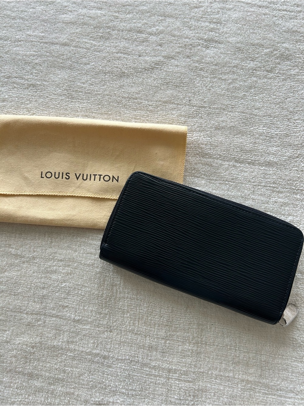 Louis Vuitton Black Epi Leather Wallet